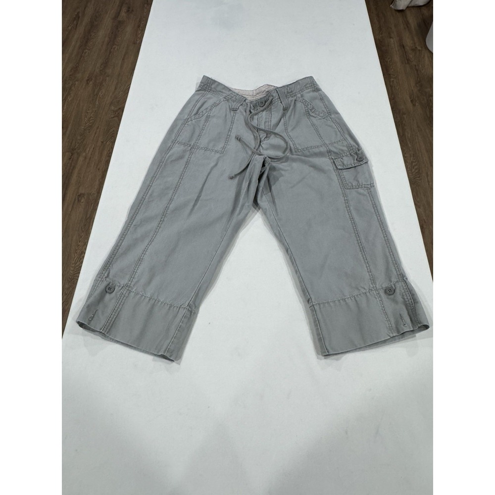 Y2K Women's Rider Green Cargo Capris Size 6M